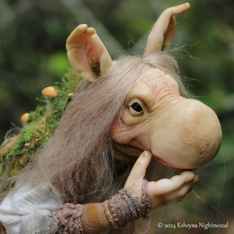 Burdill - OOAK Troll Art Doll