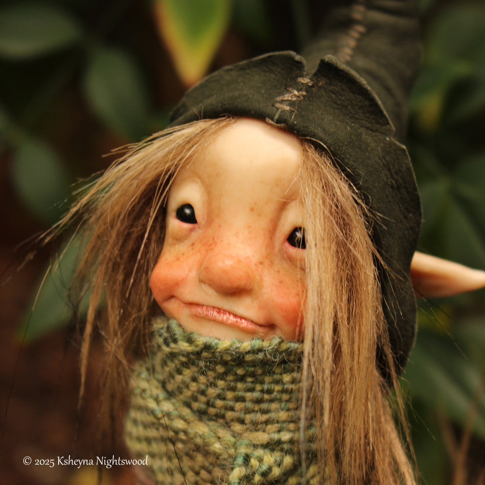Elard - OOAK Brownie Art Doll