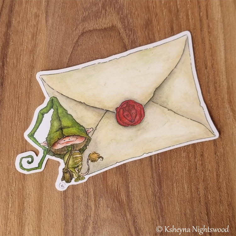 Brownie Post - Vinyl Sticker