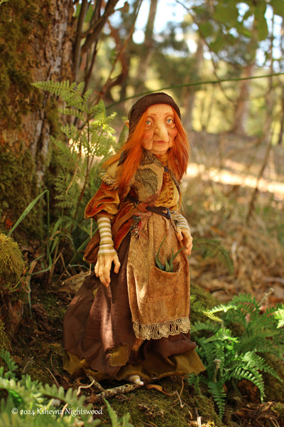RESERVED - FIRST PAYMENT - Greatmother Dwynryn - OOAK Fae Art Doll