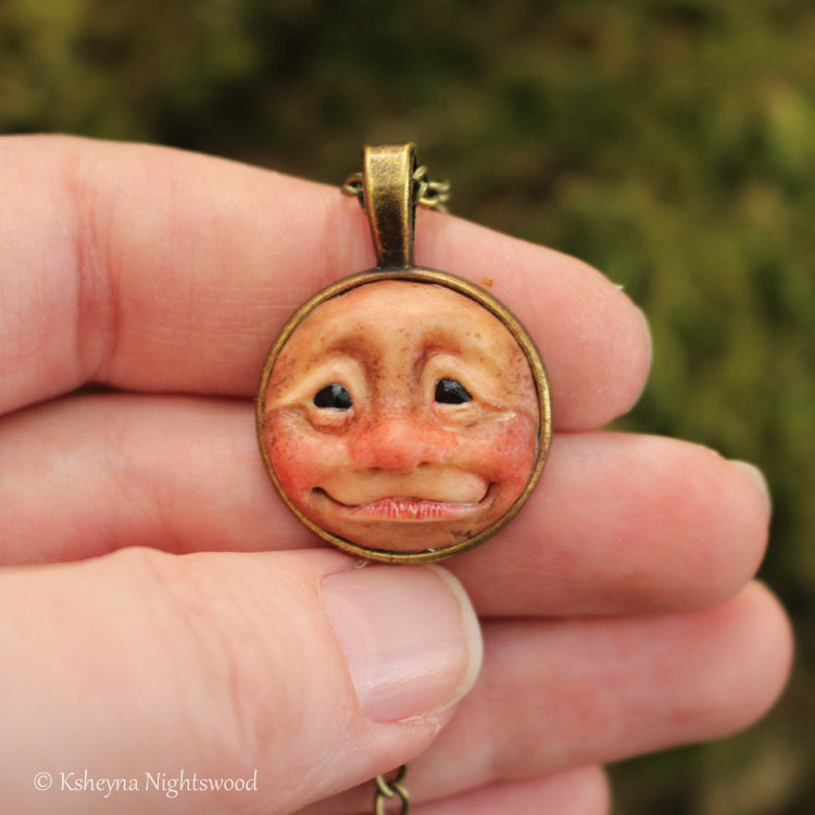 Brownie Pendant Necklace #J