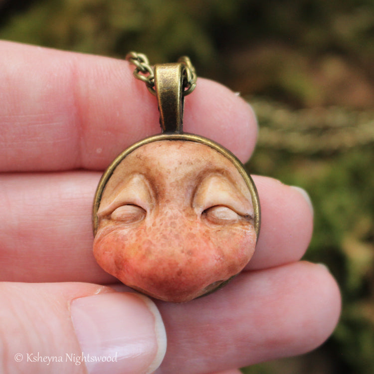 Brownie Pendant Necklace #L