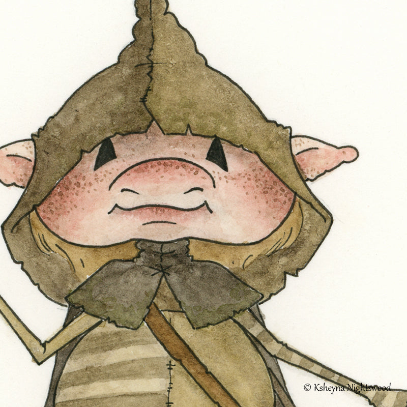 Original Watercolour - Brownie Rambler