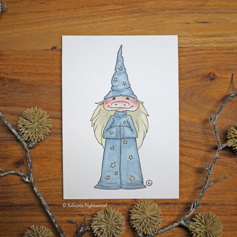 Original Watercolour - Brownie Wizard