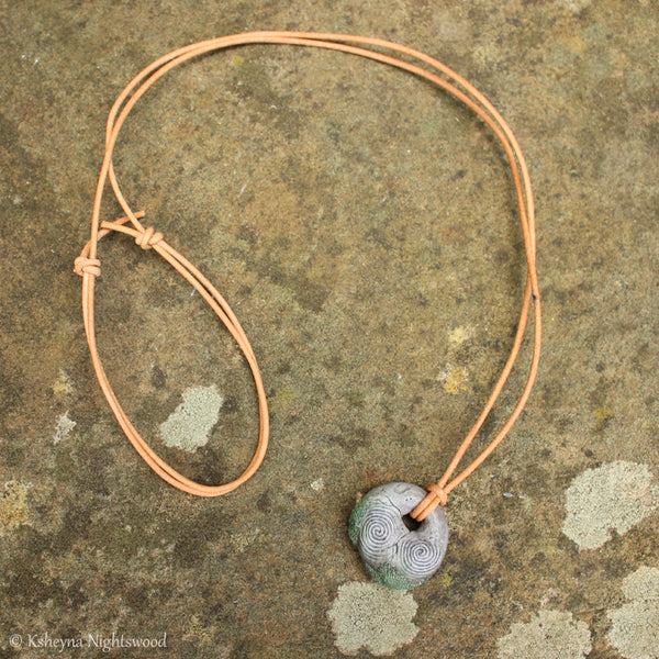 Troll Stone Pendant Necklace #D