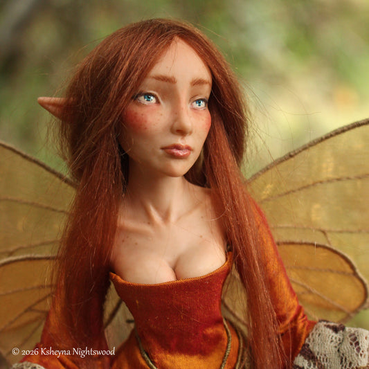 Fenella - OOAK Fairy Art Doll