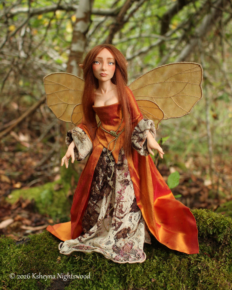 Fenella - OOAK Fairy Art Doll