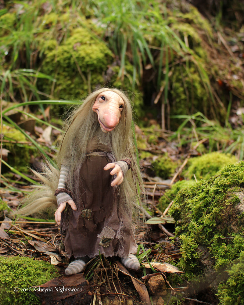 Maudalla - OOAK Troll Art Doll