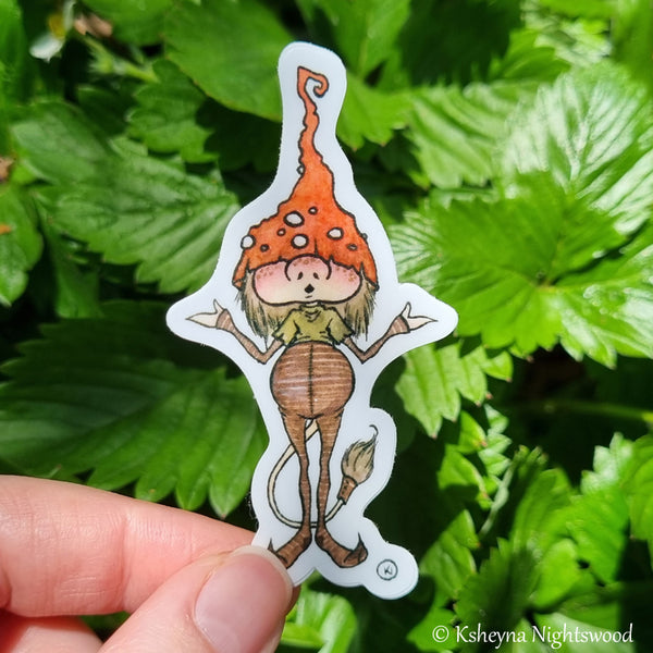 Mushroom Brownie #1 - Vinyl Sticker