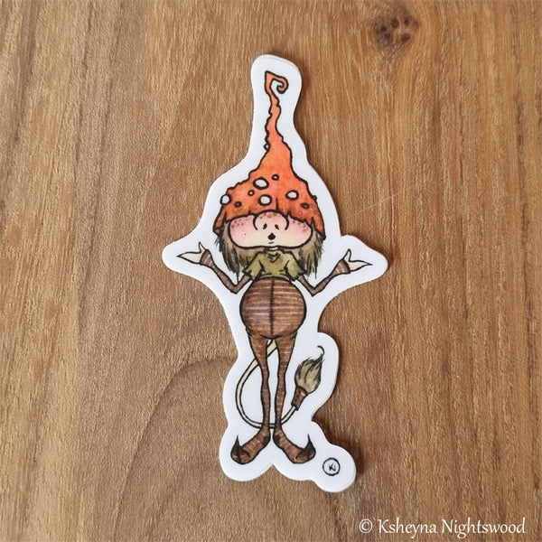 Mushroom Brownie #1 - Vinyl Sticker