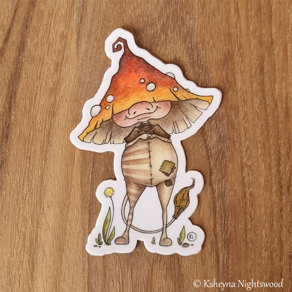 Mushroom Brownie #2 - Vinyl Sticker