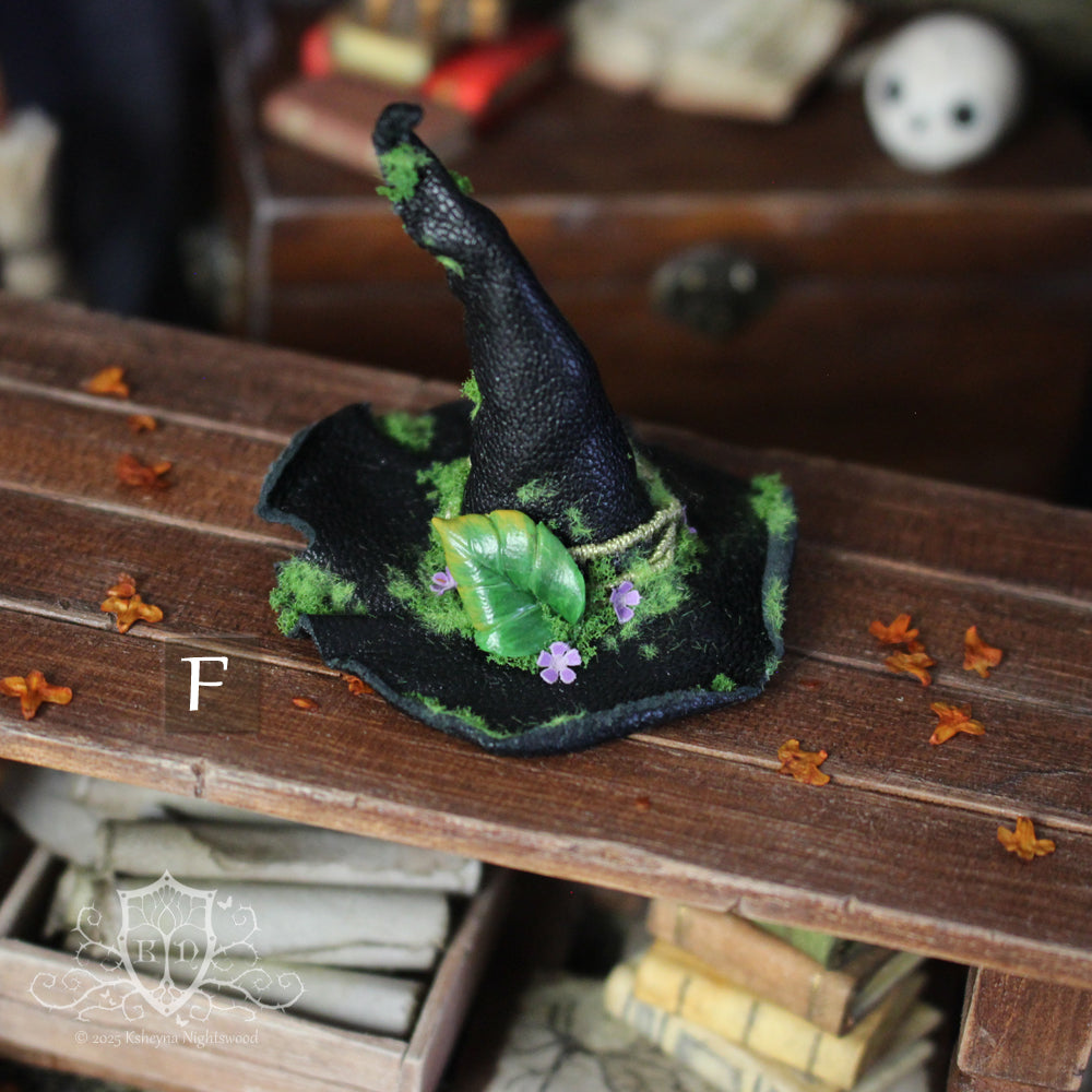 Halloween Leather Witch Hats