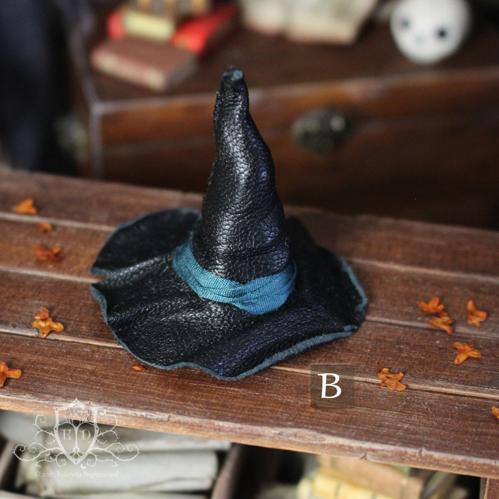 Halloween Leather Witch Hats
