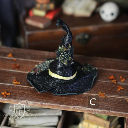 Halloween Leather Witch Hats