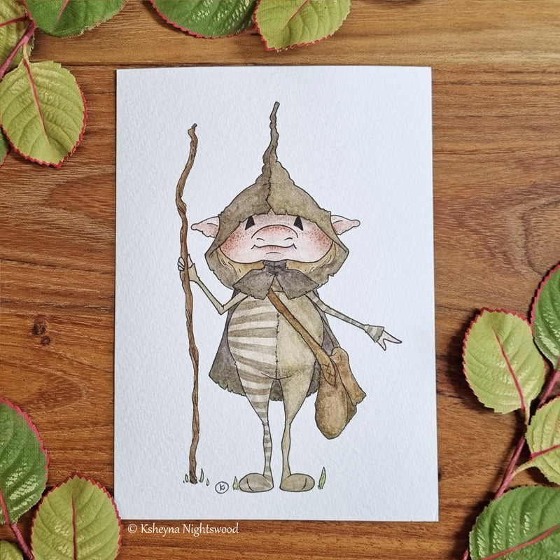 Original Watercolour - Brownie Rambler