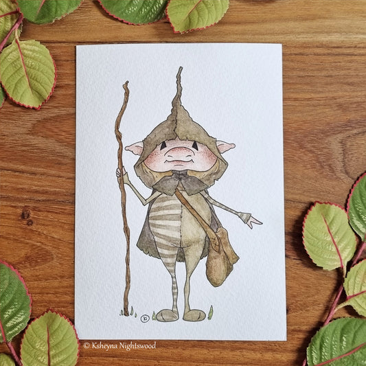 Original Watercolour - Brownie Rambler