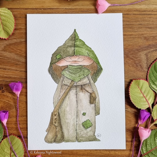 Original Watercolour - Brownie Wanderer