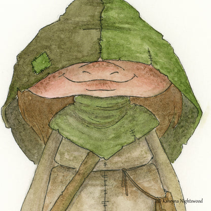 Original Watercolour - Brownie Wanderer