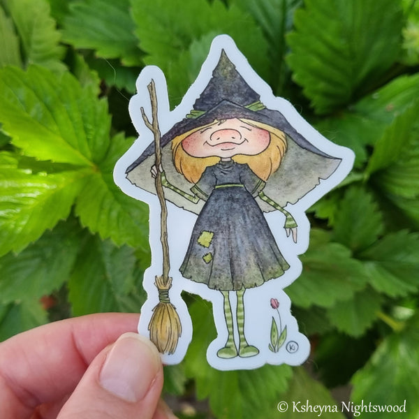 Brownie Witch - Vinyl Sticker