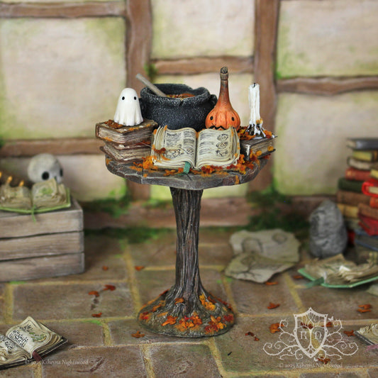 Witches Side Table - Pumpkin Spice