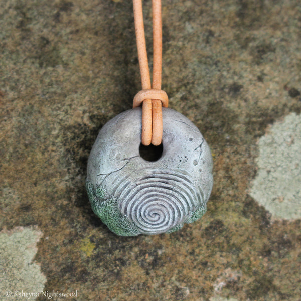 Troll Stone Pendant Necklace #A
