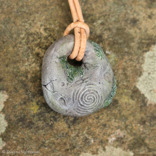 Troll Stone Pendant Necklace #E